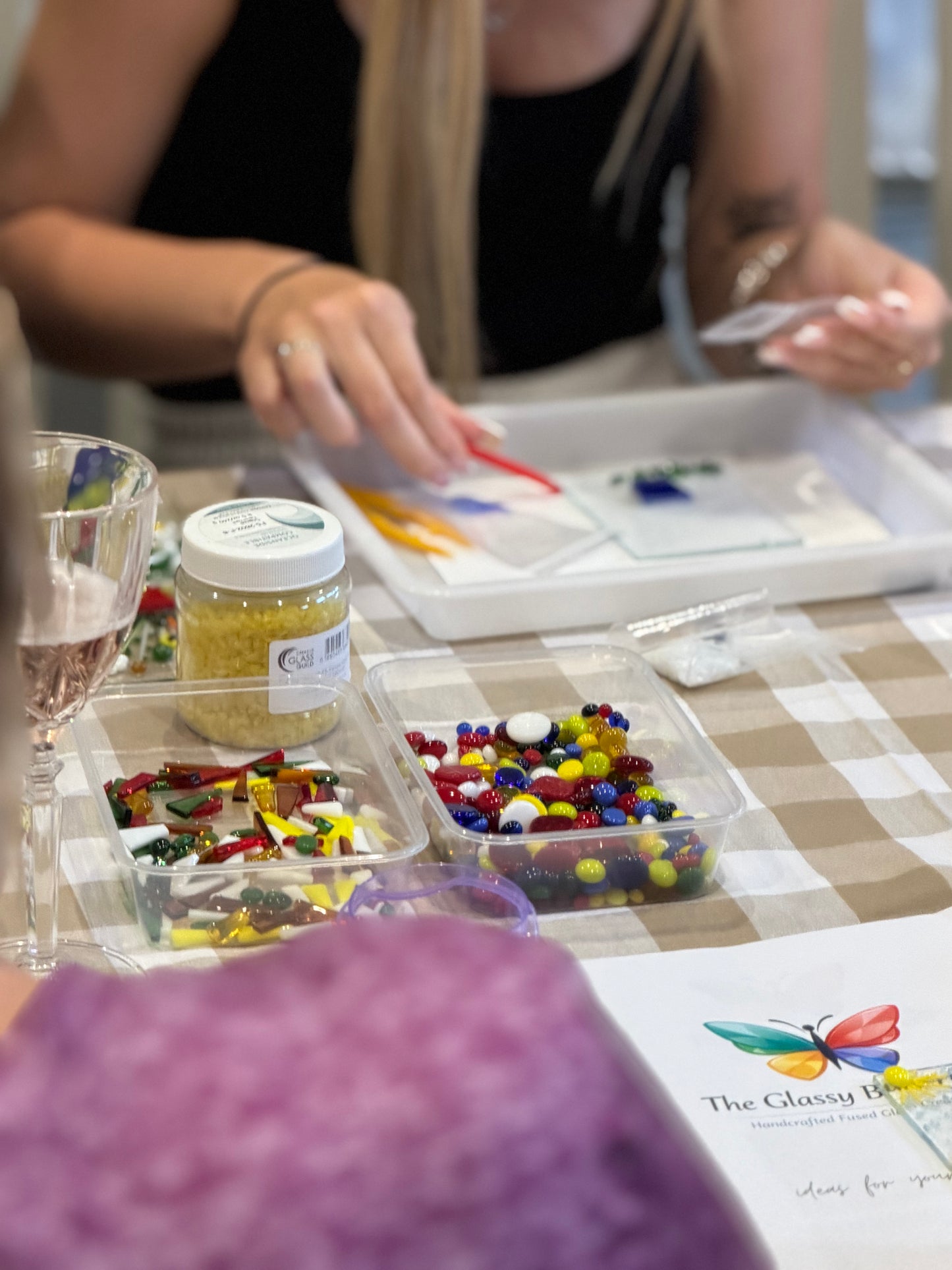 The Beach Huts — DIY Fused Glass Kit