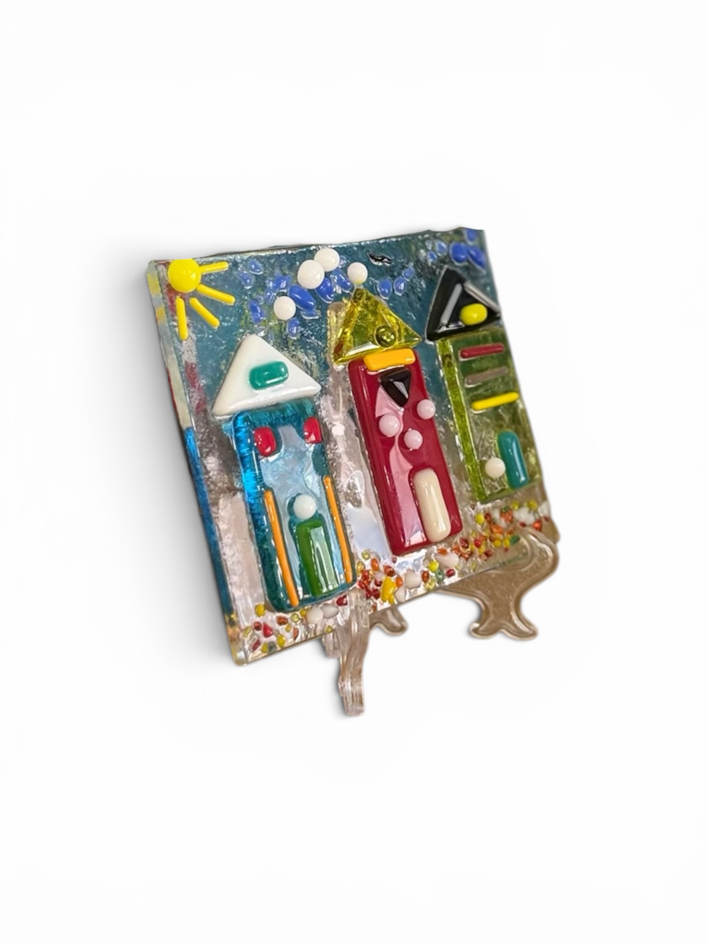 The Beach Huts — DIY Fused Glass Kit
