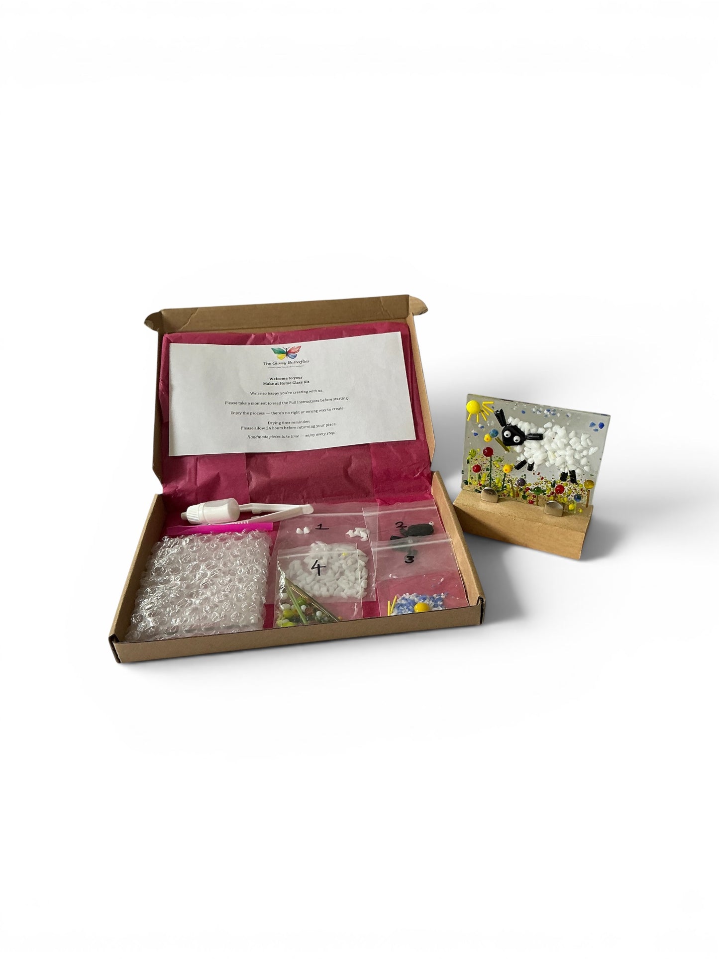 Lillie Lamb -  Fused Glass Postal Kit