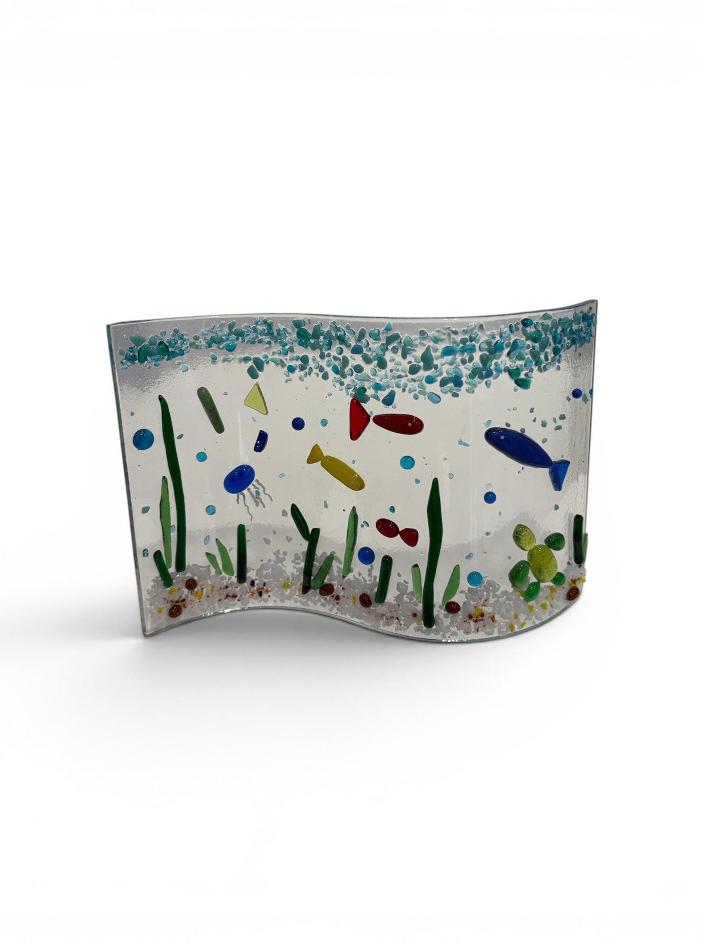 Under the Sea — Fused Glass Art Panel
