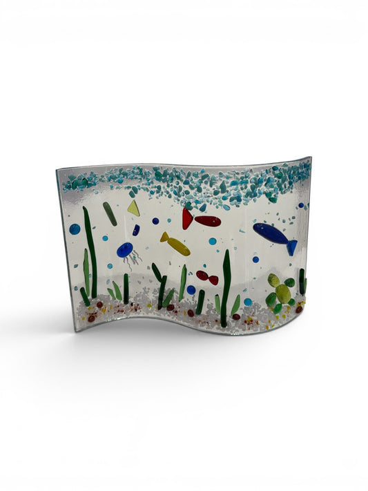 Under the Sea — Fused Glass Art Panel